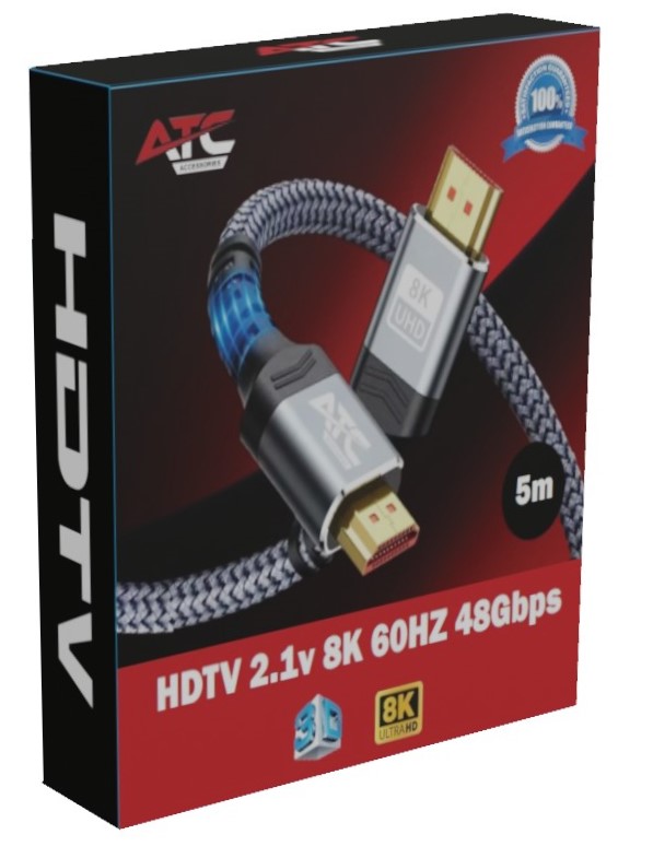 ATC HDTV 2.1V 8K 60HZ 48Gbps 5m ATC HDTV 2.1V 8K 60HZ 48Gbps 5m - Image 2