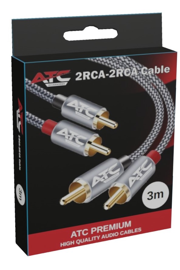 ATC HQ 2xRCA / 2xRCA 3m Cable ATC HQ 2xRCA / 2xRCA 3m Cable - Image 5
