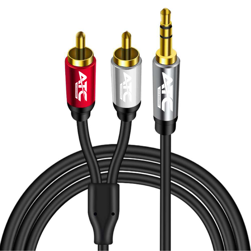 ATC HQ 3.5mm M/ 2 X RCA Cable 5m ATC HQ 3.5mm M/ 2 X RCA Cable 5m