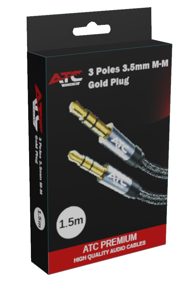 ATC HQ 3.5mm M / M Cable 1.5m ATC HQ 3.5mm M / M Cable 1.5m - Image 5