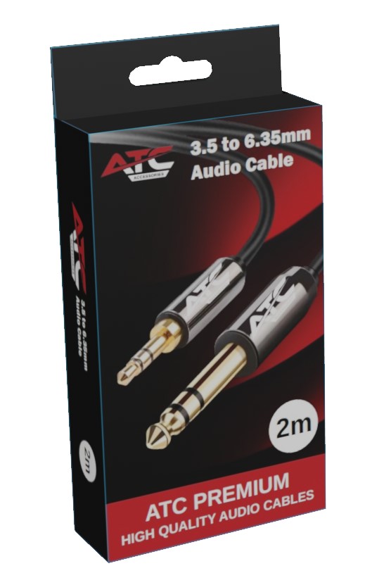 ATC HQ 3.5mm ST / 6.35 ST 2.0m Cable ATC HQ 3.5mm ST / 6.35 ST 2.0m Cable - Image 3