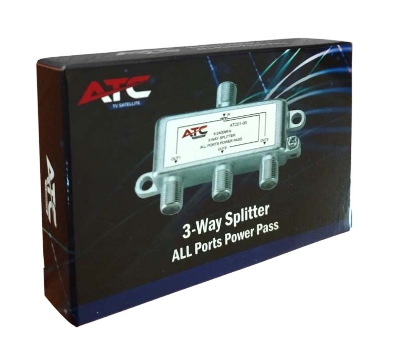 ATC Διακλαδωτής 3 Εξόδων 5-2400Mhz ATC Διακλαδωτής 3 Εξόδων 5-2400Mhz - Image 2