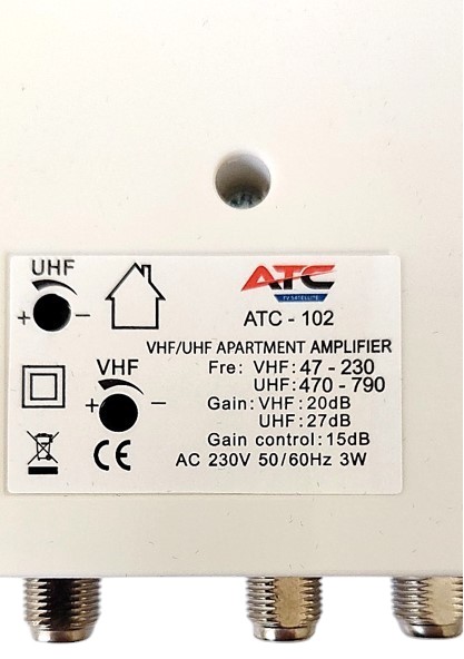 ATC Ενισχυτής Γραμμής ATC-102 27dB 5G LTE700 ATC Ενισχυτής Γραμμής ATC-102 27dB 5G LTE700 - Image 3