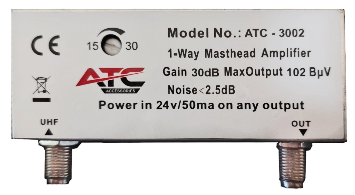 ATC Ενισχυτής Ιστού 30dB ATC-3002 5G LTE700 (24Volt) ATC Ενισχυτής Ιστού 30dB ATC-3002 5G LTE700 (24Volt) - Image 2