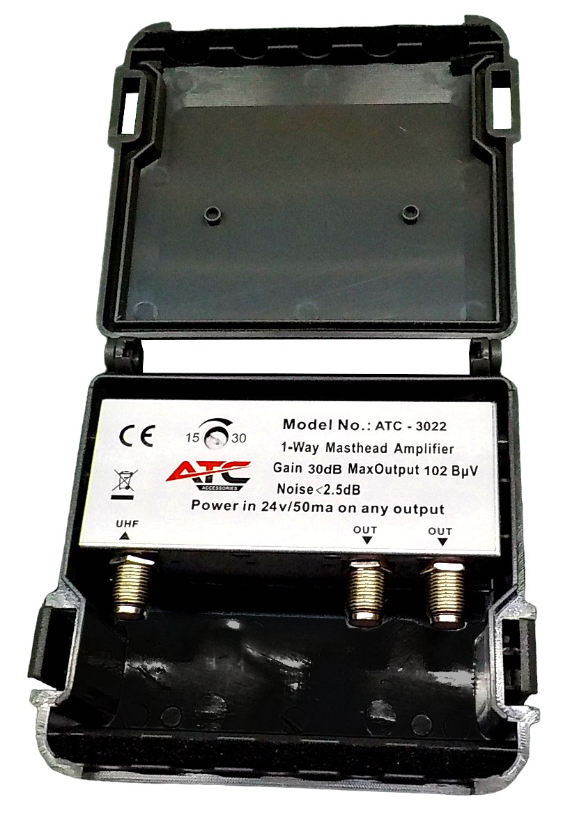 ATC Ενισχυτής Ιστού 30dB ATC-3022 5G LTE700 2 Εξόδων ATC Ενισχυτής Ιστού 30dB ATC-3022 5G LTE700 2 Εξόδων