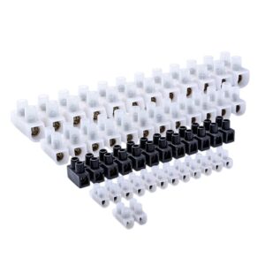 ATC Ηλεκτρολογικές Κλέμες 16A-12MM² (U Type) Λευκές PE 10τμχ