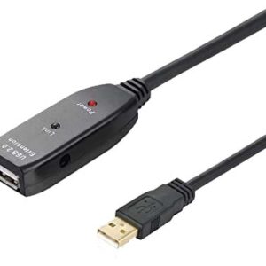 ATC Καλώδιο USB 2.0 Προέκταση Αρσ. / Θηλ. 10m Μαύρο