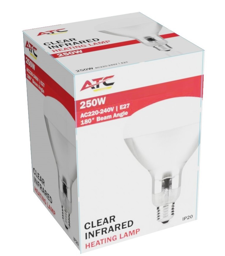 ATC Λάμπα Υπερύθρων 250W IP20 Διάφανο ATC Λάμπα Υπερύθρων 250W IP20 Διάφανο