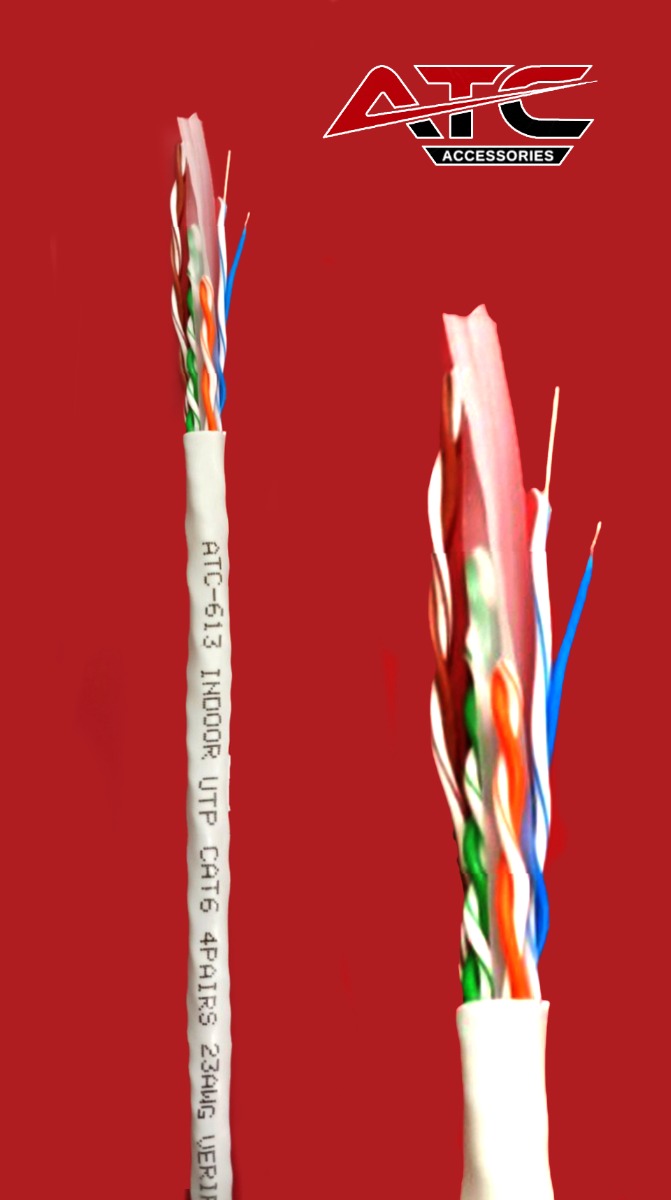 ATC Στροφείο Δικτύου ATC-613 UTP CAT6 305m Γκρί Εσωτερικό ATC Στροφείο Δικτύου ATC-613 UTP CAT6 305m Γκρί Εσωτερικό - Image 4