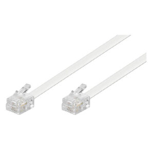 ATC Τηλεφωνική Προέκταση 6P4C 30m Λευκό