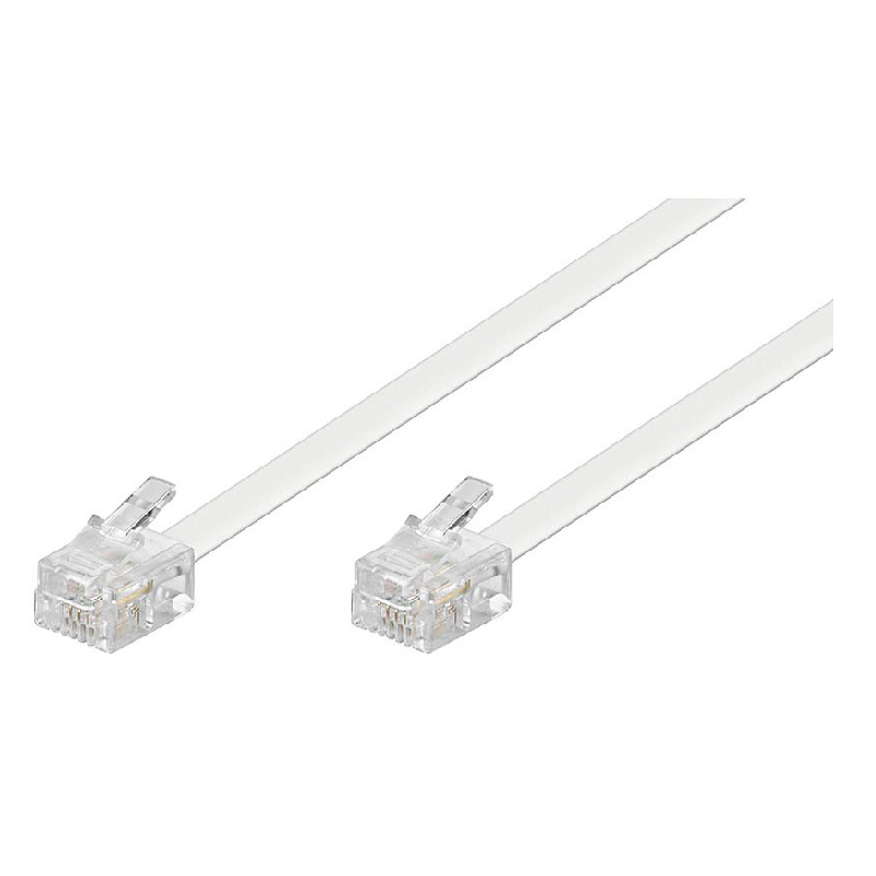 ATC Τηλεφωνική Προέκταση 6P4C 30m Λευκό ATC Τηλεφωνική Προέκταση 6P4C 30m Λευκό