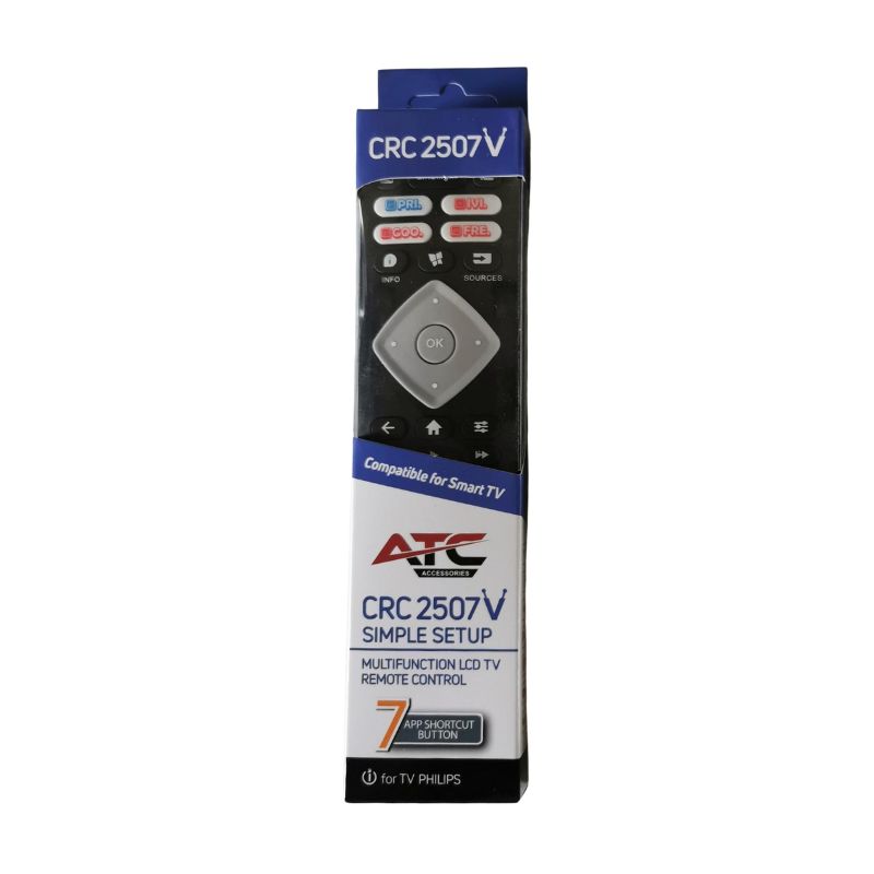 ATC Τηλεχειριστήριο για Philips Smart TVs CRC-2507V SMASH ATC Τηλεχειριστήριο για Philips Smart TVs CRC-2507V SMASH - Image 2