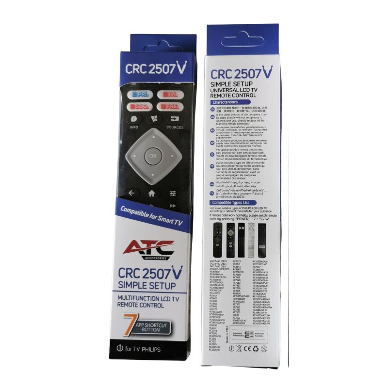 ATC Τηλεχειριστήριο για Philips Smart TVs CRC-2507V SMASH ATC Τηλεχειριστήριο για Philips Smart TVs CRC-2507V SMASH - Image 5