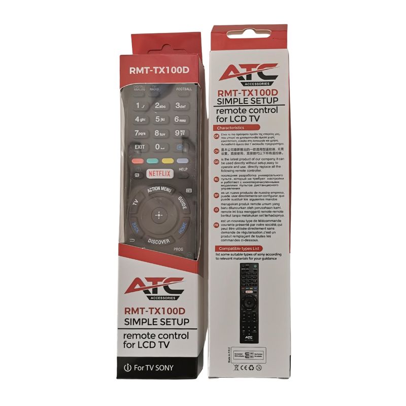 ATC Τηλεχειριστήριο για Sony LCD TVs RMT-TX100D ATC Τηλεχειριστήριο για Sony LCD TVs RMT-TX100D - Image 2