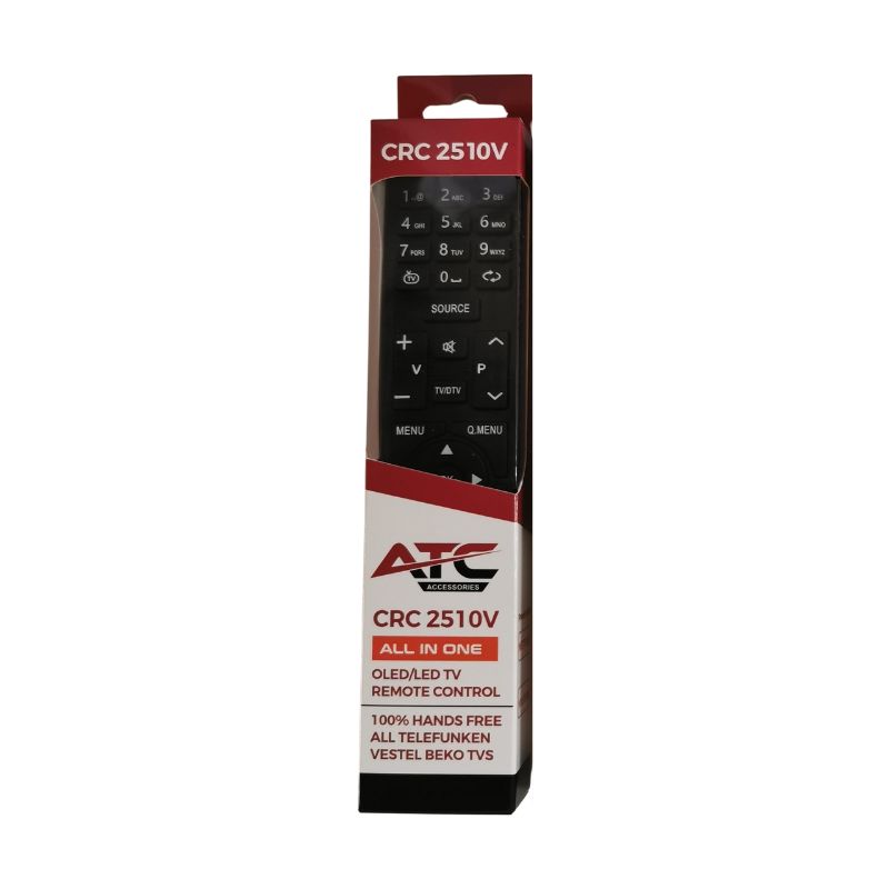 ATC Τηλεχειριστήριο για Telefunken Vestel & Beko OLED/LED TVs CRC-2510V ATC Τηλεχειριστήριο για Telefunken Vestel & Beko OLED/LED TVs CRC-2510V - Image 2
