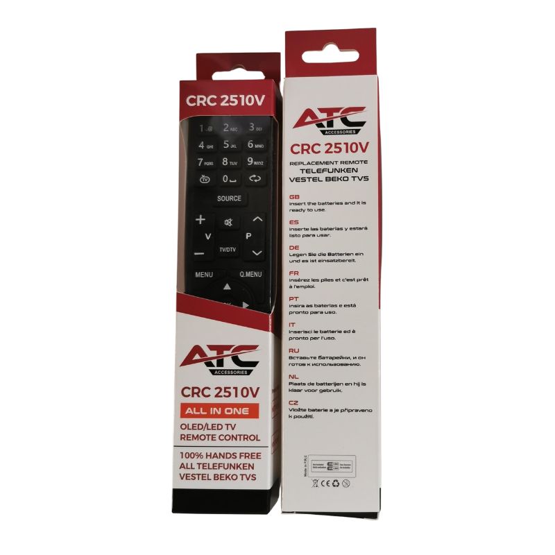 ATC Τηλεχειριστήριο για Telefunken Vestel & Beko OLED/LED TVs CRC-2510V ATC Τηλεχειριστήριο για Telefunken Vestel & Beko OLED/LED TVs CRC-2510V - Image 5