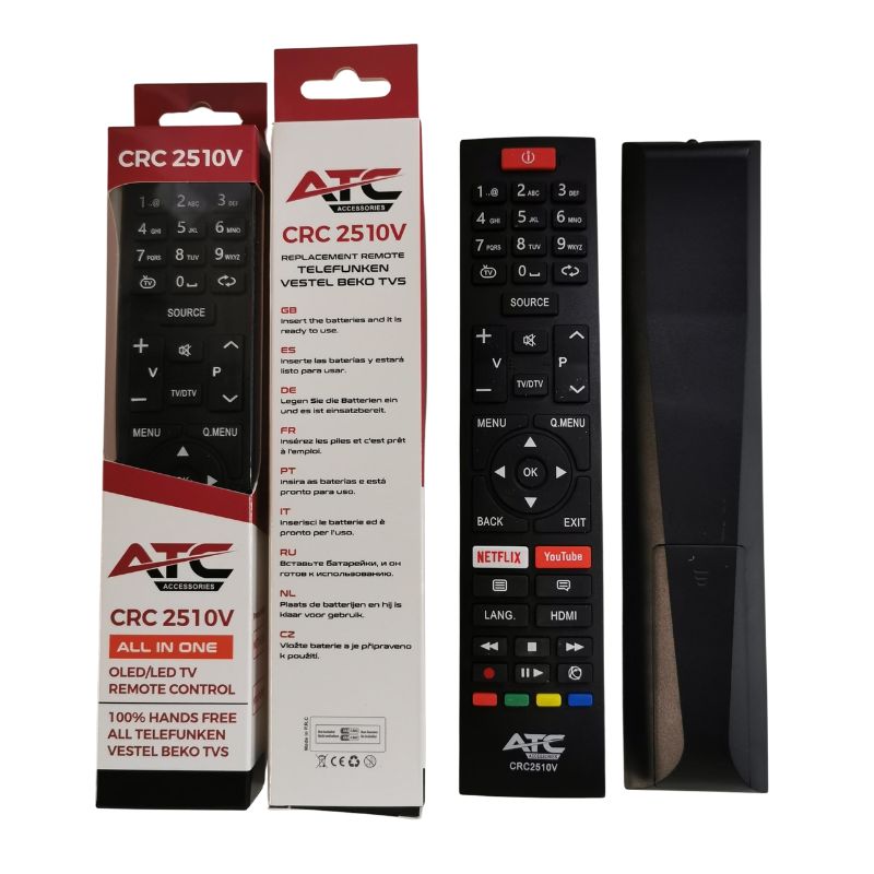 ATC Τηλεχειριστήριο για Telefunken Vestel & Beko OLED/LED TVs CRC-2510V ATC Τηλεχειριστήριο για Telefunken Vestel & Beko OLED/LED TVs CRC-2510V - Image 6