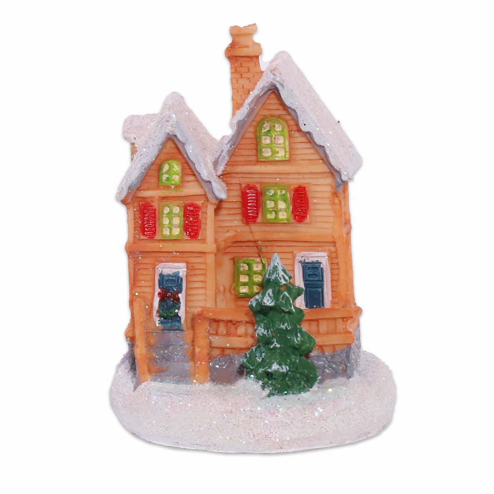 Artezan Christmas LED Table Top House Decoration Light Brown 8.5*6.5*6cm Artezan Christmas LED Table Top House Decoration Light Brown 8.5*6.5*6cm