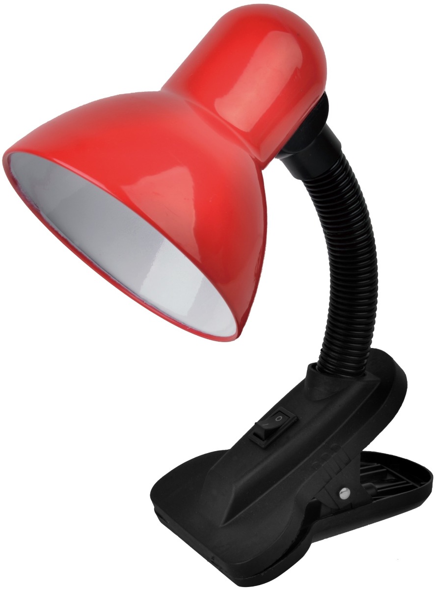 Avide Basic Φωτιστικό Γραφείου Κλιπ Κόκκινο Max 60W Avide Basic Φωτιστικό Γραφείου Κλιπ Κόκκινο Max 60W