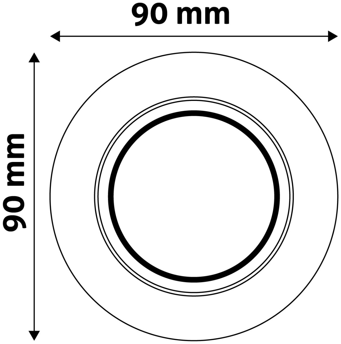 Avide GU10 Πλαίσιο Στρογγυλό Σαγρέ Άσπρο Avide GU10 Πλαίσιο Στρογγυλό Σαγρέ Άσπρο - Image 4
