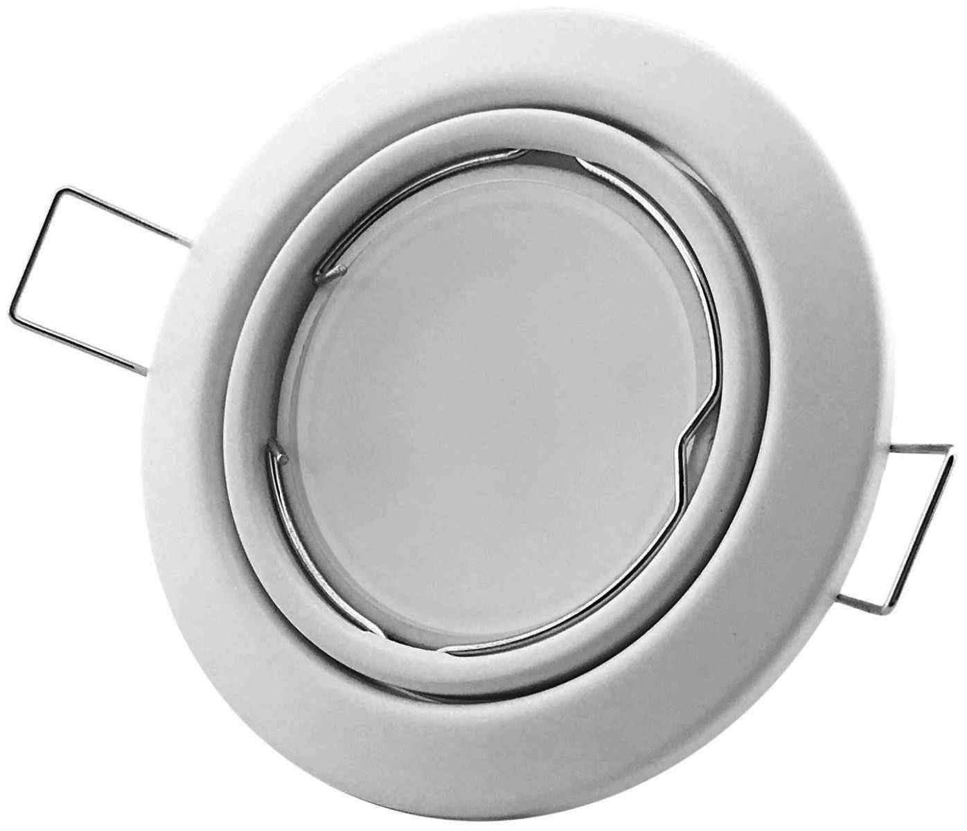 Avide GU10 Πλαίσιο Στρογγυλό Σαγρέ Άσπρο Avide GU10 Πλαίσιο Στρογγυλό Σαγρέ Άσπρο