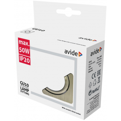 Avide GU10 Πλαίσιο Τετράγωνο Αλουμίνιο Avide GU10 Πλαίσιο Τετράγωνο Αλουμίνιο - Image 2
