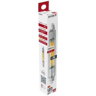 Avide LED 10W R7S 18x118mm WW 3000K Ντιμαριζόμενο Avide LED 10W R7S 18x118mm WW 3000K Ντιμαριζόμενο