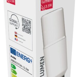 Avide LED Bright Stick Bulk T45 13.5W E27 Ψυχρό 6400K