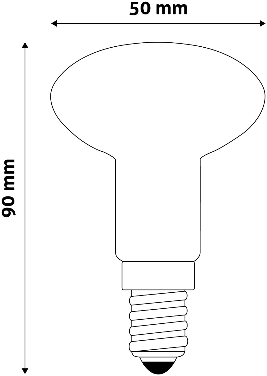 Avide LED Filament R50 4W E14 160° Λευκό 4000K Avide LED Filament R50 4W E14 160° Λευκό 4000K - Image 3