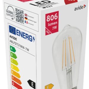 Avide LED Filament ST57 7W E27 360° Θερμό 2700K
