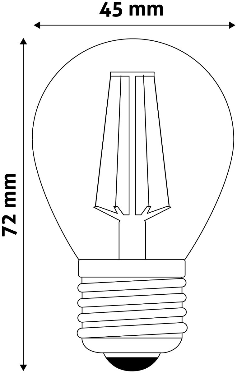 Avide LED Filament Σφαιρική 4W E27 360° Λευκό 4000K Avide LED Filament Σφαιρική 4W E27 360° Λευκό 4000K - Image 2