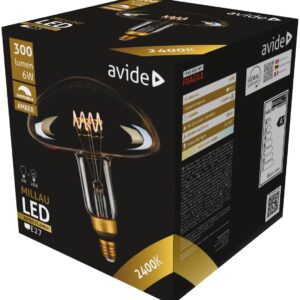 Avide LED Jumbo Millau 6W E27 2400K Ντιμαριζόμενο 200x210mm