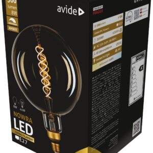Avide LED Jumbo Nowra 8W E27 2400K Ντιμαριζόμενο 200x300mm