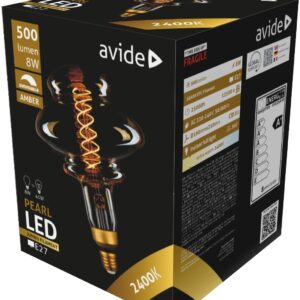 Avide LED Jumbo Pearl  8W E27 2400K Ντιμαριζόμενο 160x210mm