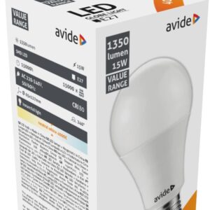 Avide LED Κοινή 15W E27  Λευκό 4000K Value