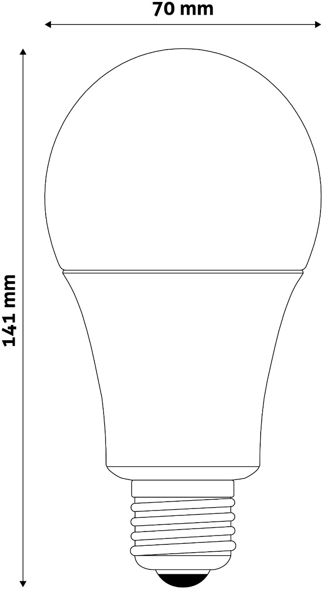 Avide LED Κοινή 18W E27 Θερμό 3000K Value Avide LED Κοινή 18W E27 Θερμό 3000K Value - Image 3