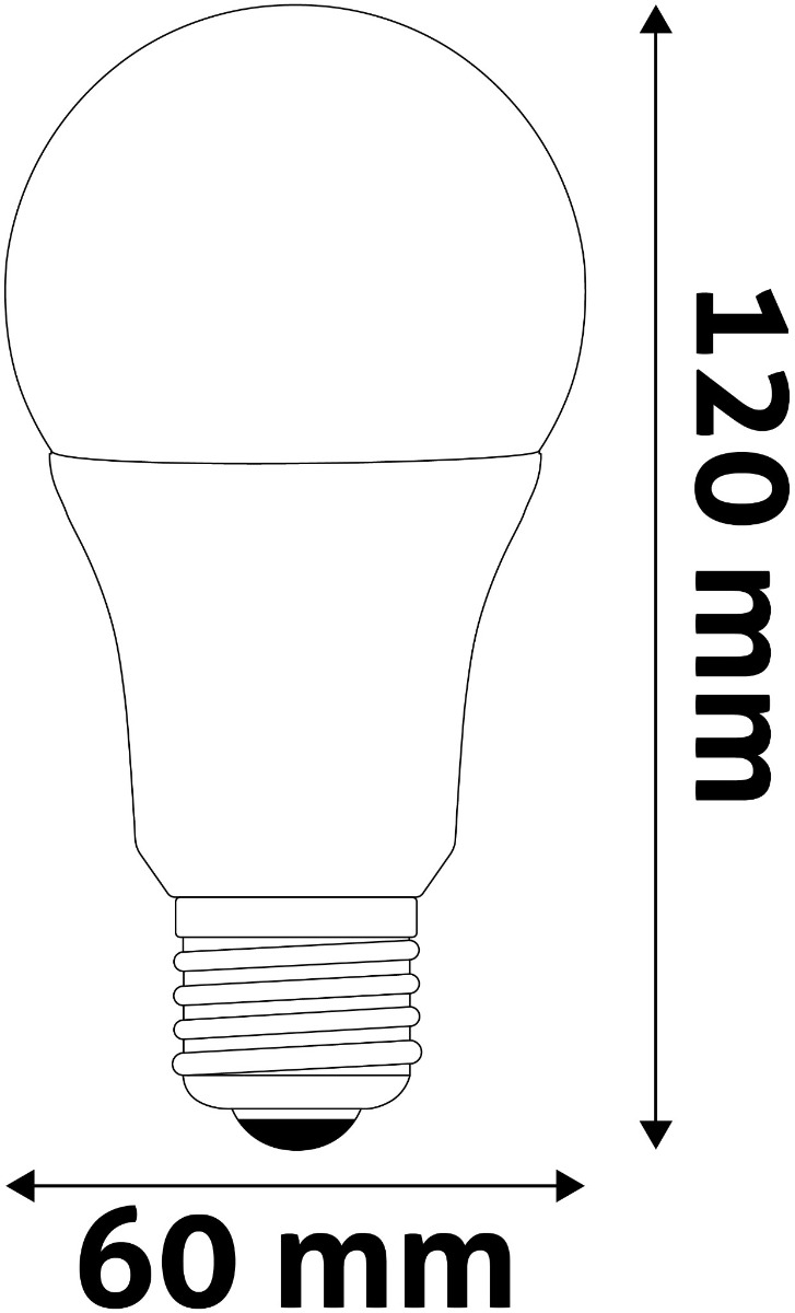 Avide LED Κοινή A60 13W E27 Θερμό 2700K Avide LED Κοινή A60 13W E27 Θερμό 2700K - Image 3