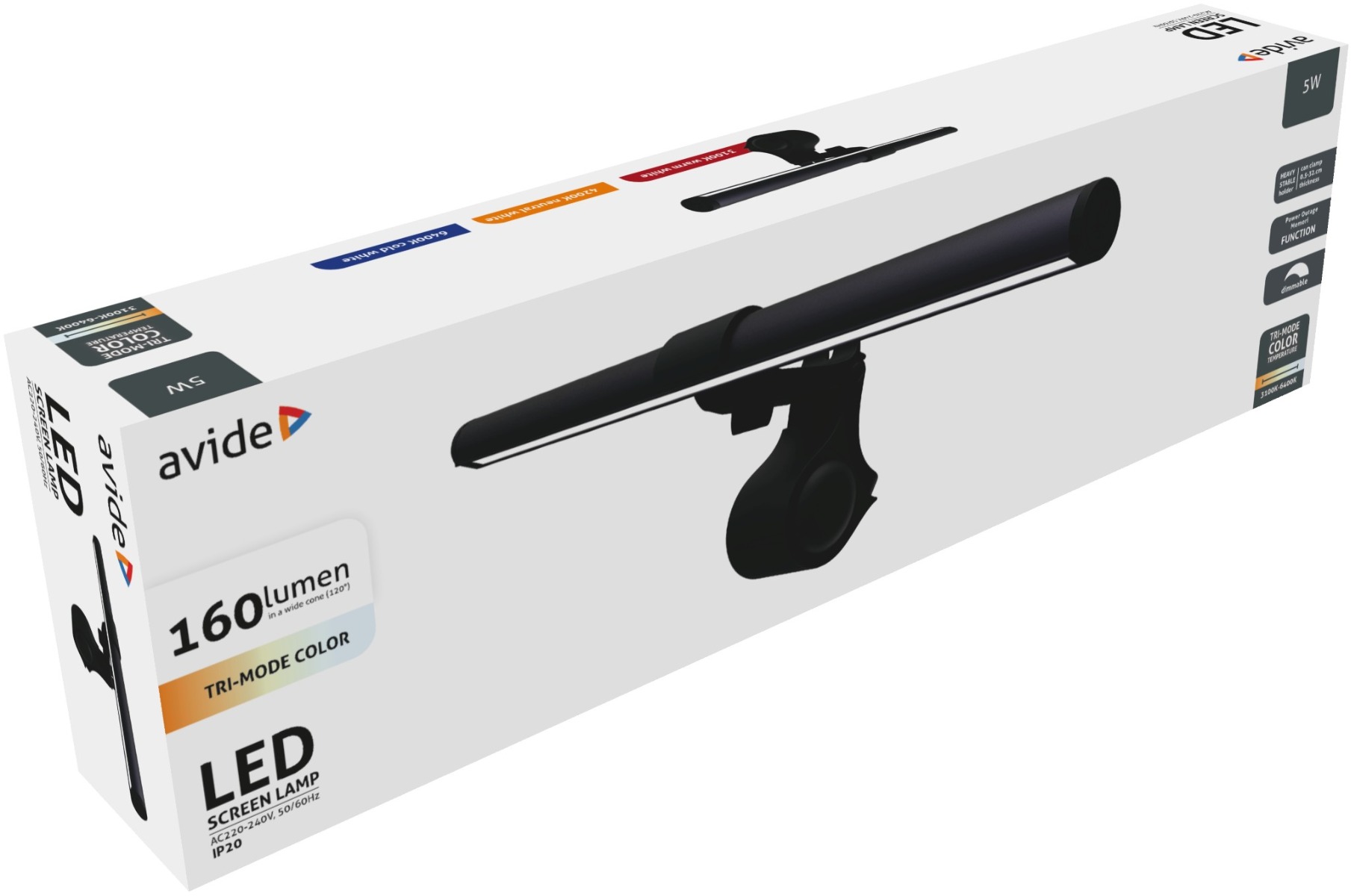 Avide LED Λάμπα Οθόνης USB 5W Avide LED Λάμπα Οθόνης USB 5W - Image 2