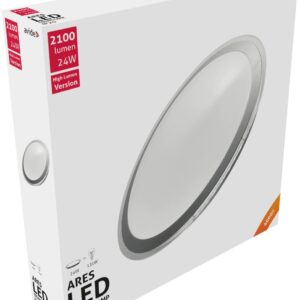 Avide LED Μοντέρνα Πλαφονιέρα Οροφής Ares 24W 430*90mm Λευκό 4000K