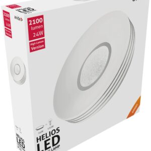 Avide LED Μοντέρνα Πλαφονιέρα Οροφής Helios 24W 380*95.0mm Λευκό 4000K