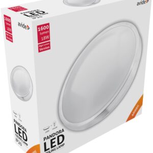 Avide LED Μοντέρνα Πλαφονιέρα Οροφής Pandora (Αλουμίνιο) 18W 330*100mm Λευκό 4000K