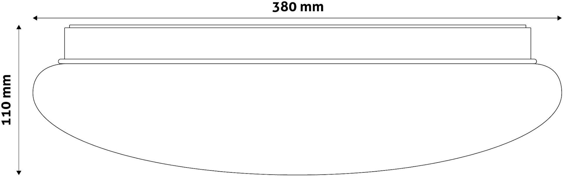 Avide LED Μοντέρνα Πλαφονιέρα Οροφής Stella (Starry) 24W 380*110.0mm Θερμό 3000K Avide LED Μοντέρνα Πλαφονιέρα Οροφής Stella (Starry) 24W 380*110.0mm Θερμό 3000K - Image 3