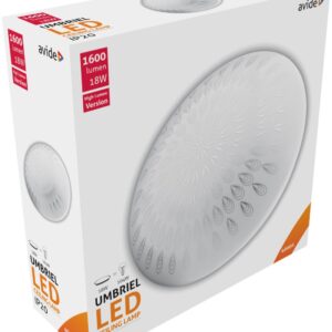 Avide LED Μοντέρνα Πλαφονιέρα Οροφής Umbriel (Raindrop) 18W 330*100mm