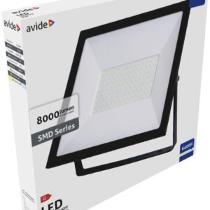 Avide LED Προβολέας Slim SMD 100W Ψυχρό 6400K Value