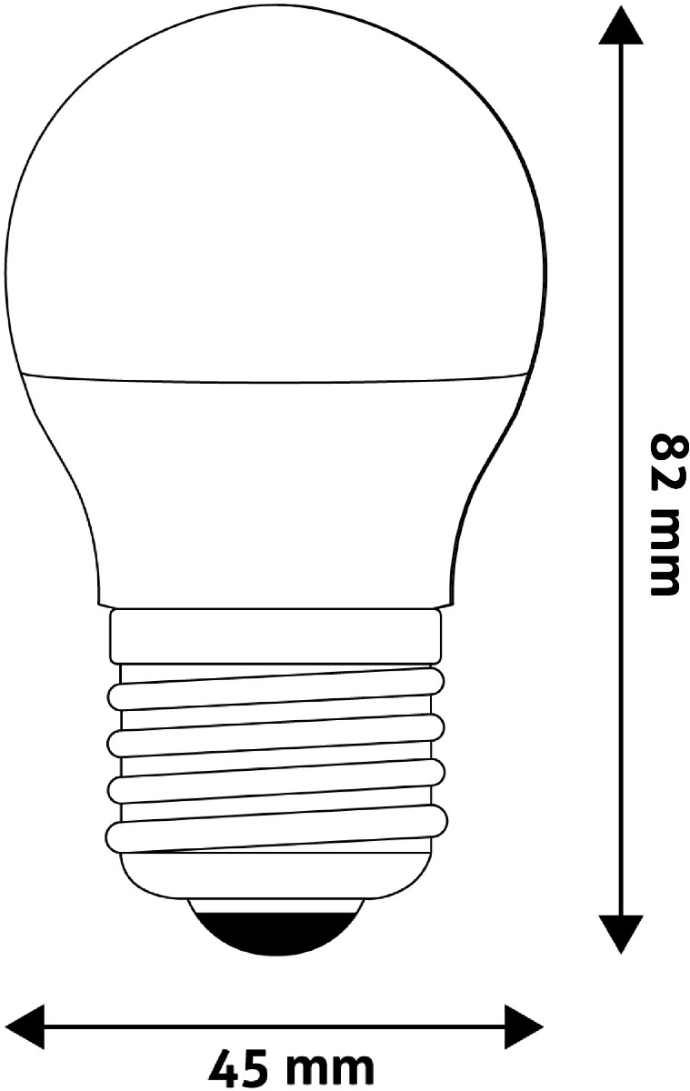 Avide LED Σφαιρική G45 4.5W E27 Θερμό 3000K Avide LED Σφαιρική G45 4.5W E27 Θερμό 3000K - Image 4