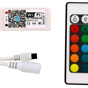 Avide LED Ταινία 12V 100W RGB+W IR Τηλεχειριστήριο και WIFI Ελεγκτής