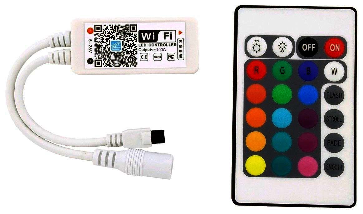 Avide LED Ταινία 12V 100W RGB+W IR Τηλεχειριστήριο και WIFI Ελεγκτής Avide LED Ταινία 12V 100W RGB+W IR Τηλεχειριστήριο και WIFI Ελεγκτής