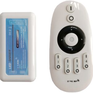 Avide LED Ταινία 12V 144W Ντίμερ 4 Ζωνών RF Τηλεχειριστήριο και Ελεγκτής