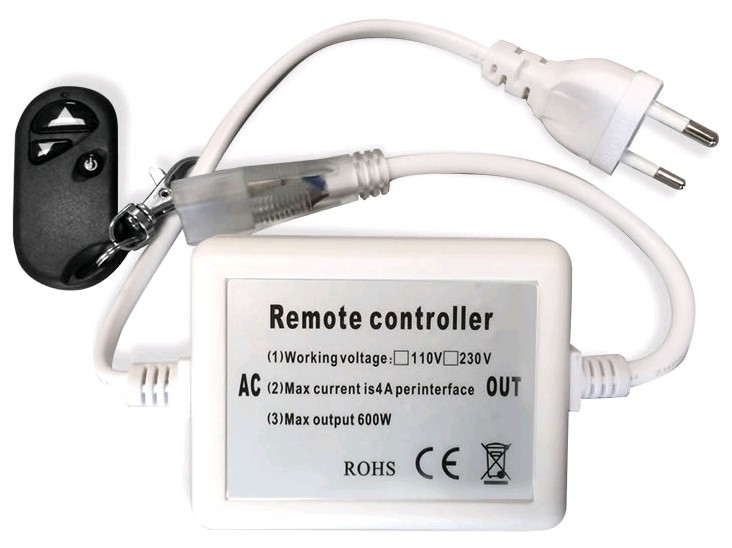 Avide LED Ταινία 220V 600W Ντίμερ 5050 SMD RF Τηλεχειριστήριο και Controll Avide LED Ταινία 220V 600W Ντίμερ 5050 SMD RF Τηλεχειριστήριο και Controll