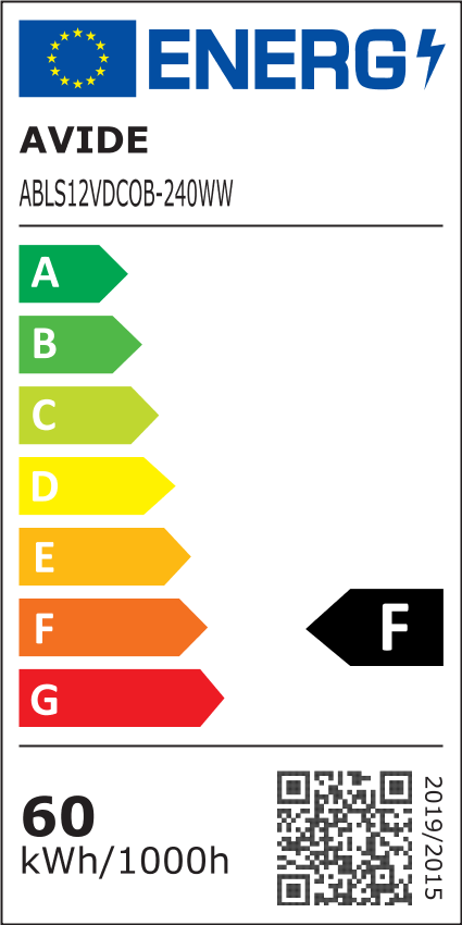 Avide LED Ταινία D-COB 12V 12W Θερμό 3000K IP44 5m Avide LED Ταινία D-COB 12V 12W Θερμό 3000K IP44 5m - Image 2